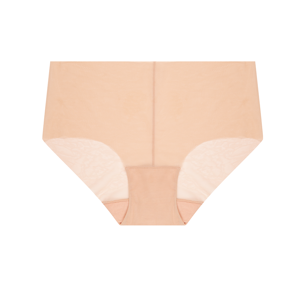 Nude Invisible High-Waisted Brief